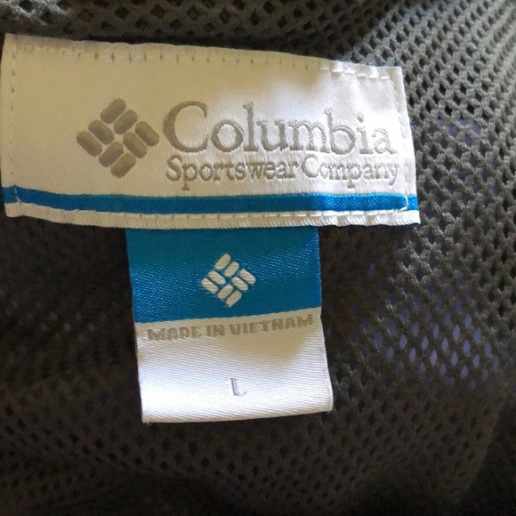 Columbia Hoodie Windbreaker Zip Up Jacket Size L - Picture 14 of 14